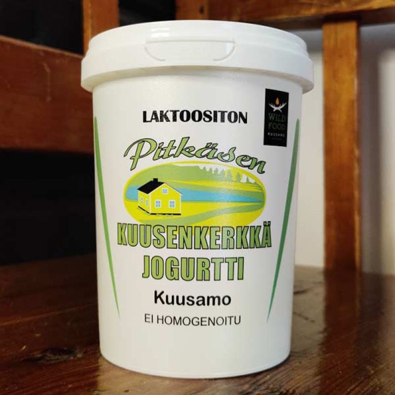 Laktoositon kuusenkerkkäjogurtti